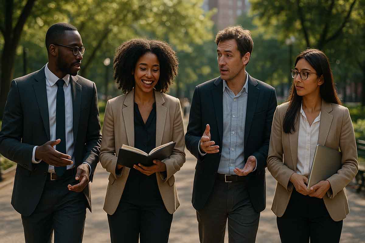 How Walking Meetings Improve Creative Thinking